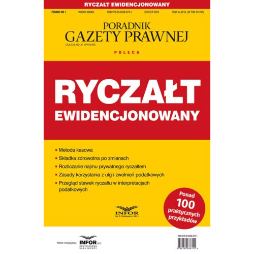 Ryczałt ewidencjonowany Podatki 1/2025