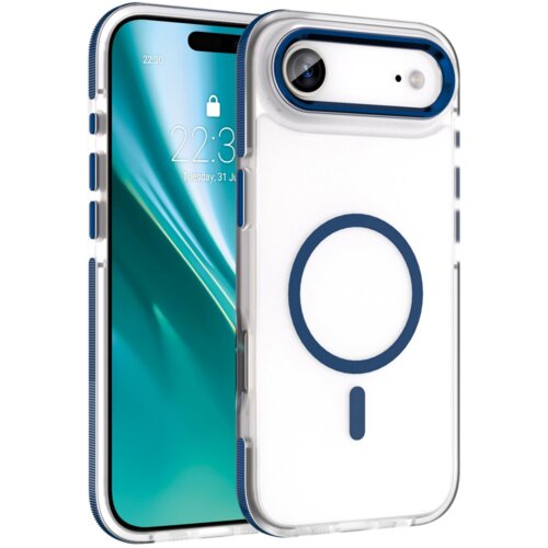 Etui ETTERI Icy Mag do iPhone Air Niebiesko-przezroczysty