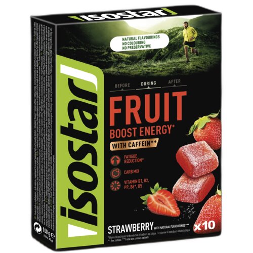 Żelki ISOSTAR Fruit Boost Energy Truskawkowy (100 g)