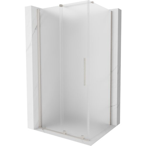 Mexen Velar kabina prysznicowa rozsuwana 120 x 70 cm, szron, nikiel szczotkowany - 871-120-070-31-97