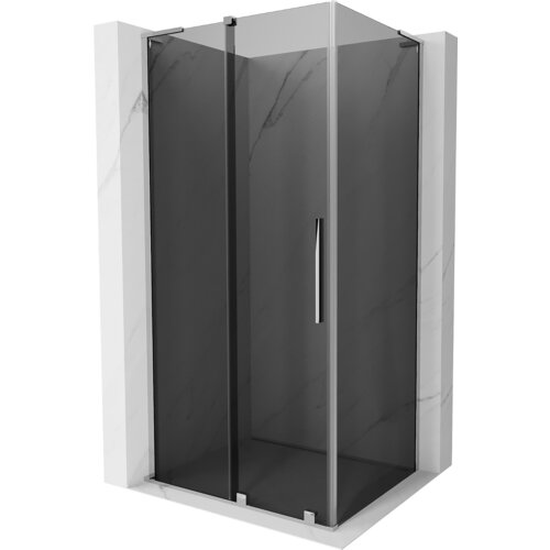 Mexen Velar L kabina prysznicowa rozsuwana 90 x 85 cm, grafit, chrom - 871-090-085-43-01