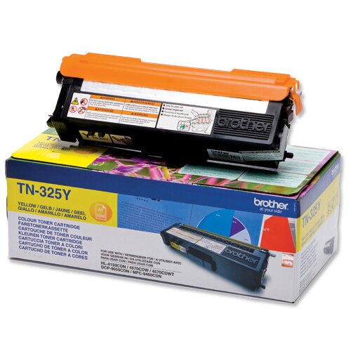 Toner BROTHER TN325Y Żółty