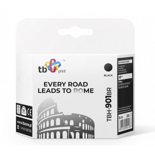 Tusz TB PRINT do HP 901 Czarny 10 ml TBH-901BR