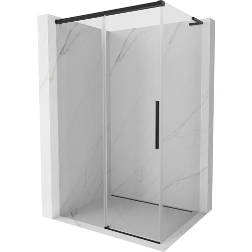 Mexen Rox L kabina prysznicowa rozsuwana 105 x 120 cm, transparent, czarna - 8C2L-105-120-70-00