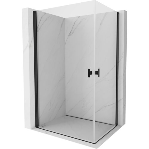Mexen Mist-B Duo kabina prysznicowa uchylna 95 x 85 cm, transparent, czarna - 8A2-095-085-70-00