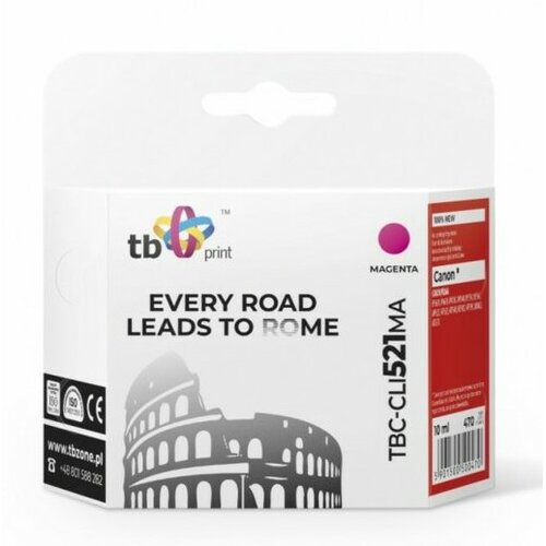Tusz TB PRINT do Canon CLI-521MA Purpurowy 10 ml TBC-CLI521MA