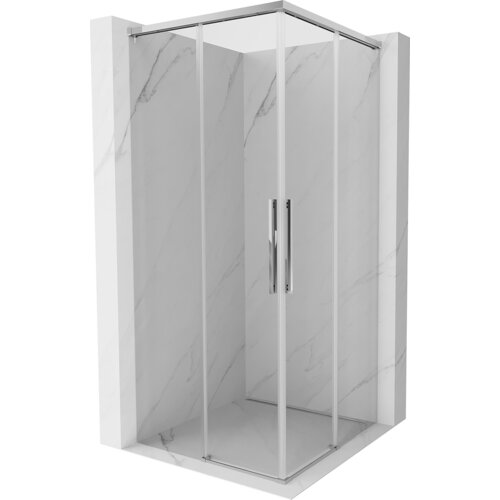 Mexen Rox Duo kabina prysznicowa rozsuwana 120 x 120 cm, transparent, chrom - 8C2D-120-120-01-00