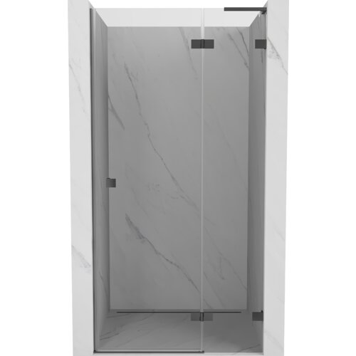 Mexen Lunar L drzwi prysznicowe uchylne prawe 95 cm, transparent, gun metal - 834L-095-000-95-00-P