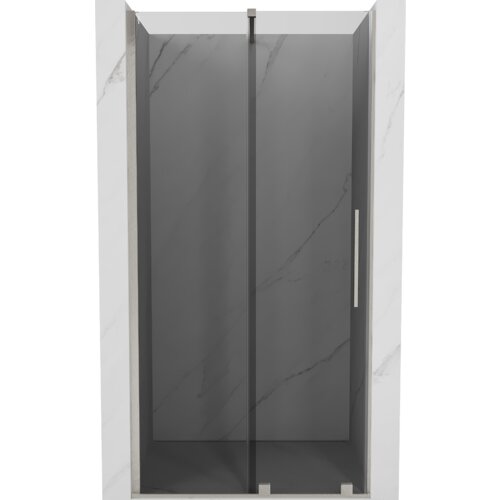 Mexen Velar drzwi prysznicowe rozsuwane 110 cm, grafit, nikiel szczotkowany - 871-110-000-41-97