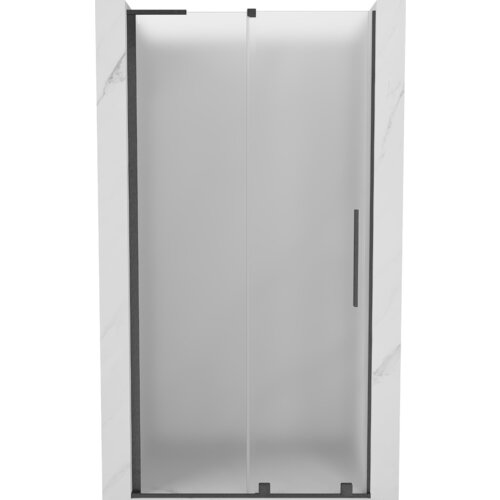 Mexen Velar L drzwi prysznicowe rozsuwane 100 cm, szron, gun gray szczotkowany - 871-100-003-31-66