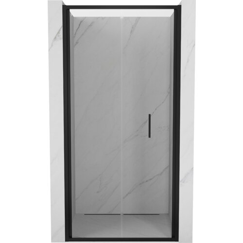 Mexen Exo drzwi prysznicowe składane 85 cm, transparent, czarne - 816-085-000-70-00