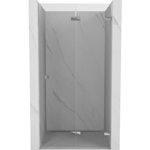 Mexen Lunar-F drzwi prysznicowe składane prawe 90 cm, transparent, chrom - 836-090-000-01-00-P
