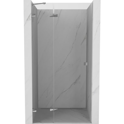 Mexen Lunar drzwi prysznicowe uchylne lewe 125 cm, transparent, chrom - 834-125-000-01-00-L