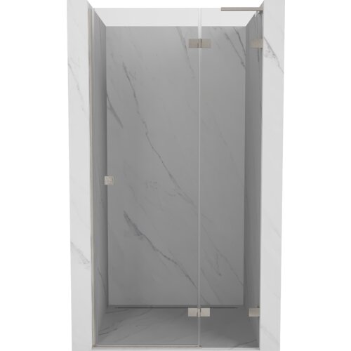 Mexen Lunar L drzwi prysznicowe uchylne prawe 70 cm, transparent, nikiel szczotkowany - 834L-070-000-97-00-P