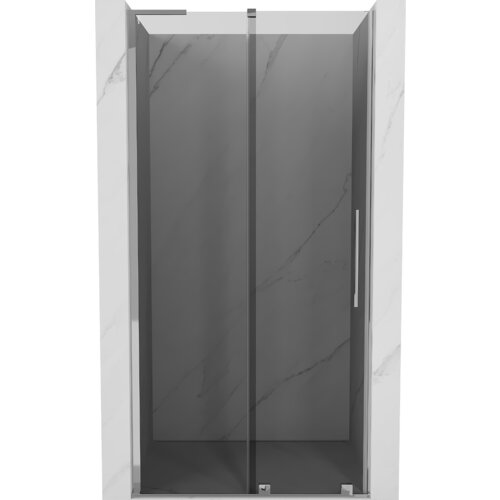 Mexen Velar L drzwi prysznicowe rozsuwane 110 cm, grafit, chrom - 871-110-003-41-01