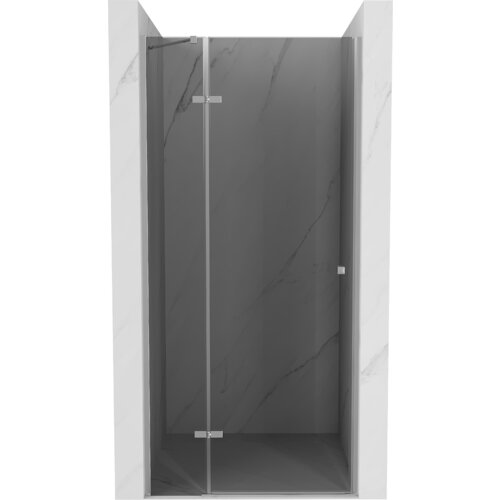 Mexen Roma drzwi prysznicowe uchylne 110 cm, grafit, chrom - 854-110-000-01-40