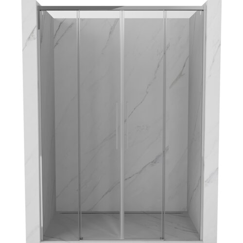 Mexen Rox drzwi prysznicowe rozsuwane 140 cm, transparent, chrom - 8C2-140-002-01-00