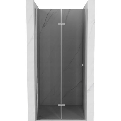Mexen Lima drzwi prysznicowe składane 80 cm, grafit, chrom - 856-080-000-01-40