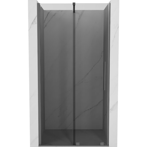 Mexen Velar drzwi prysznicowe rozsuwane 90 cm, grafit, gun metal - 871-090-000-41-95