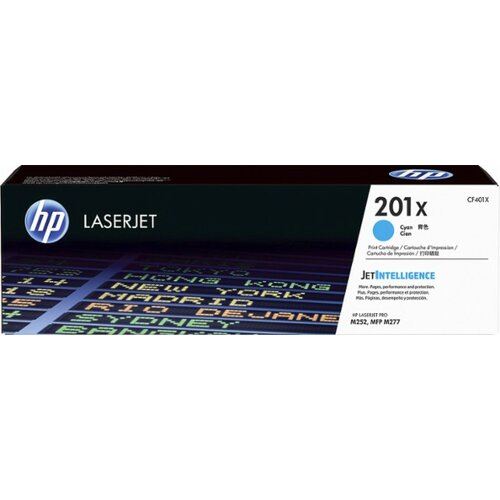 Toner HP 201X Cyan 2.3K CF401X