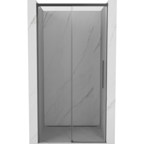 Mexen Rox drzwi prysznicowe rozsuwane 110 cm, transparent, gun metal - 8C2-110-000-95-00