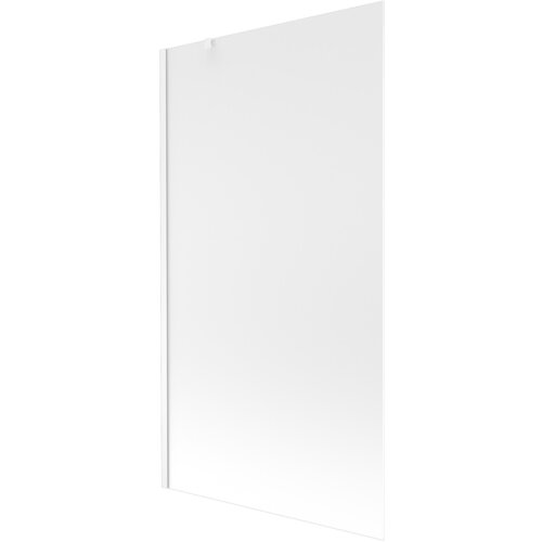 Przedstawiony jest szroniony, biały parawan nawannowy o wymiarach 100 x 150 cm z jednoskrzydłową konstrukcją. Produkt ma prosty, nowoczesny design z gładką powierzchnią.