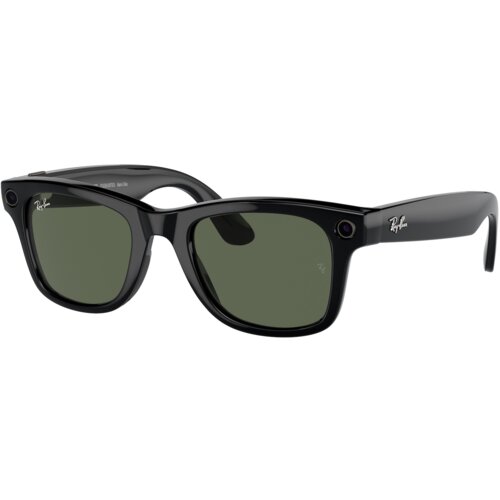 Okulary RAY BAN Meta Wayfarer Czarny połysk
