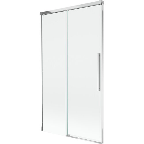 Mexen Rox parawan nawannowy 2-skrzydłowy rozsuwany 100 x 150 cm, transparent, chrom - 8C9-100-001-01-00