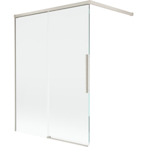Mexen Rox parawan nawannowy 2-skrzydłowy rozsuwany 120 x 150 cm, transparent, nikiel szczotkowany - 8C9-120-003-97-00