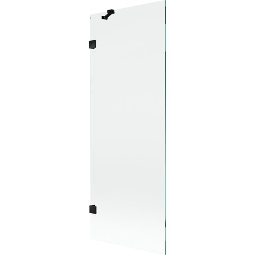 Mexen Lunar parawan nawannowy 1-skrzydłowy 70 x 150 cm, transparent, czarny - 897-070-000-70-00