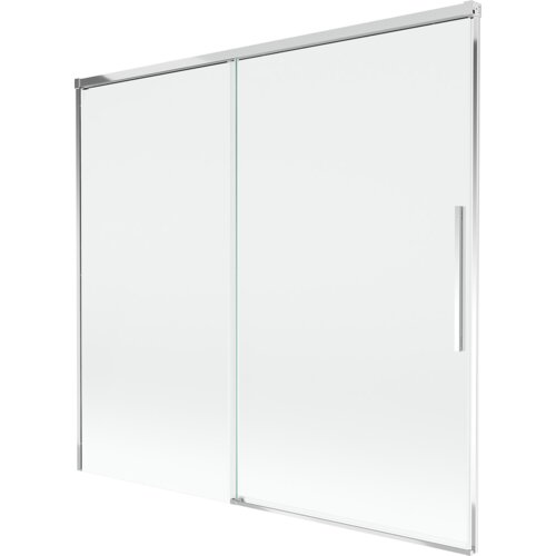 Mexen Rox parawan nawannowy 2-skrzydłowy rozsuwany 170 x 150 cm, transparent, chrom - 8C9-170-001-01-00