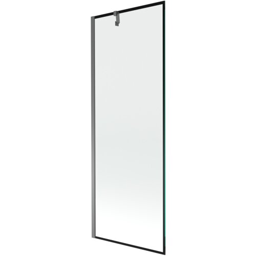 Mexen Next parawan nawannowy 1-skrzydłowy 70 x 150 cm, czarna ramka, gun metal - 895-070-000-00-70-95