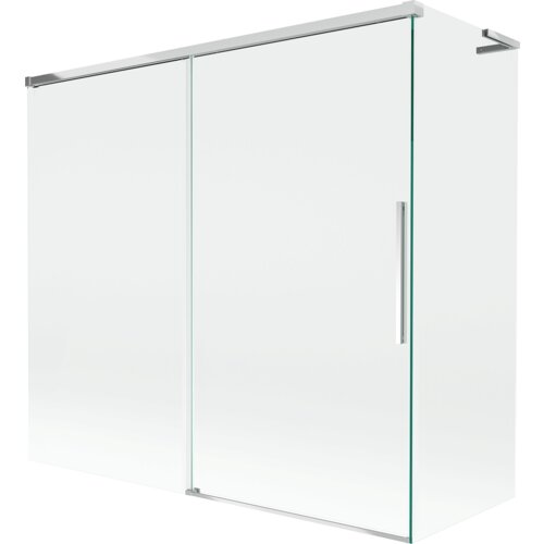 Mexen Rox L parawan nawannowy 2-skrzydłowy rozsuwany 170 + 75 x 150 cm, transparent, chrom - 8C9L-170-075-01-00