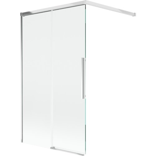 Mexen Rox parawan nawannowy 2-skrzydłowy rozsuwany 100 x 150 cm, transparent, chrom - 8C9-100-003-01-00