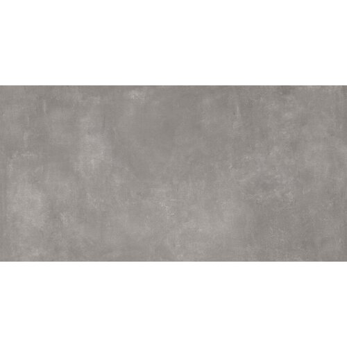 Szara płytka o matowej powierzchni z delikatnym, nieregularnym wzorem przypominającym beton. Produkt to "Mexen Kamen Grey gres szkliwiony rekt. G1, płytka podłogowo-ścienna 120 x 60 cm, mat - TL335-120-060-02".