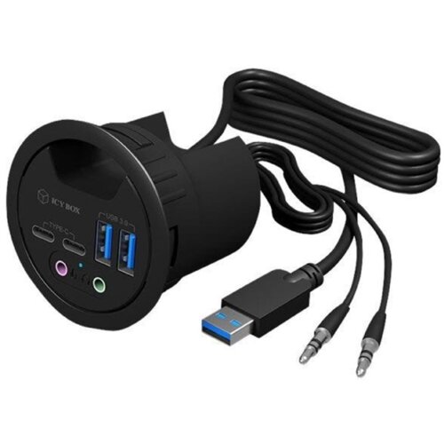 Hub ICY BOX IB-HUB1403B USB 3.2 Gen. 1, Pasywny