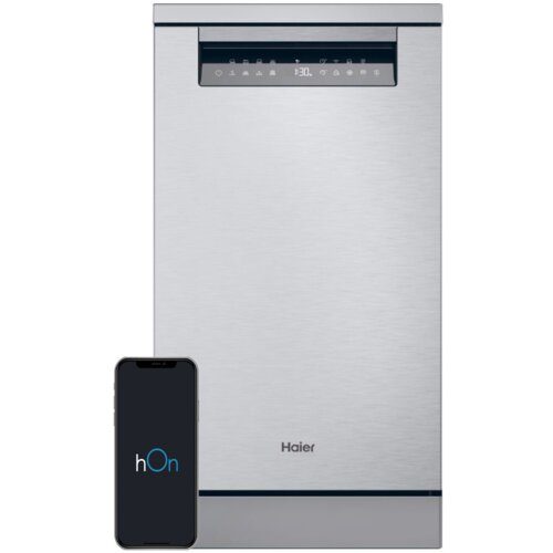 Zmywarka HAIER I-Pro Shine 5 Slim XF0C3TB0FX AI Smart,  Auto Door - automatycznie otwierane drzwi, hOn