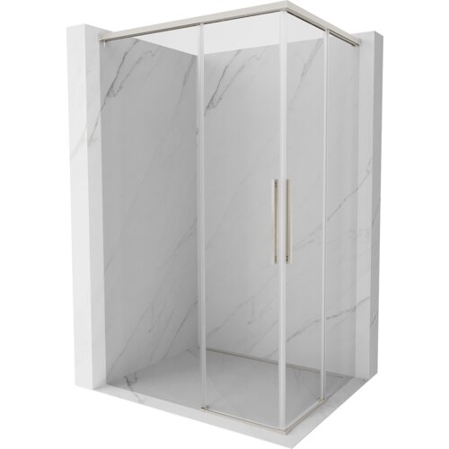 Mexen Rox Duo kabina prysznicowa rozsuwana 85 x 75 cm, transparent, nikiel szczotkowany - 8C2D-085-075-97-00