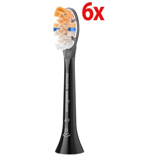 Oryginalne końcówki Philips Sonicare HX9096/88 Miękkie włókna (6 szt.) (Kompleksowa zaawansowana pielęgnacja)