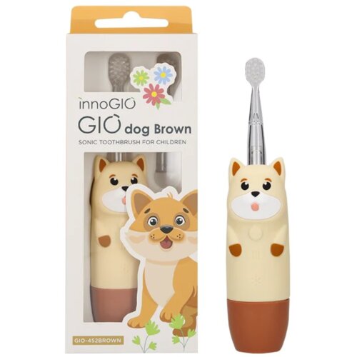 Szczoteczka soniczna INNOGIO Gio Dog Brązowa