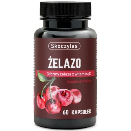 Kompleks witamin i minerałów SKOCZYLAS Żelazo C (60 kapsułek)