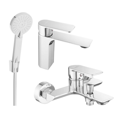 Mexen Alexa R40 zestaw wannowy, chrom - 71203R40-00