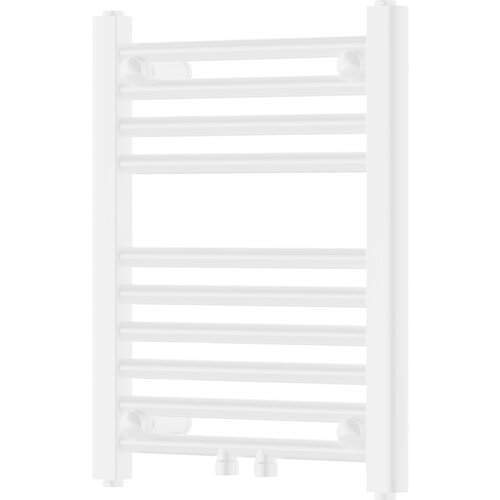 Biały grzejnik łazienkowy z poziomymi rurkami, model Mexen Mars o wymiarach 500 x 400 mm i mocy 178 W. Produkt oznaczony kodem W110-0500-400-00-20.