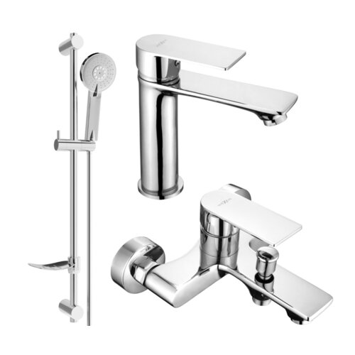 Mexen Royo DF40 zestaw wannowy, chrom - 72203DF40-00