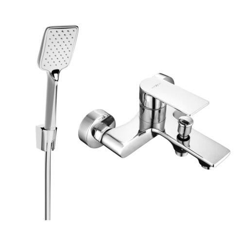 Mexen Royo R62 bateria wannowa z zestawem prysznicowym, chrom - 7223R62-00