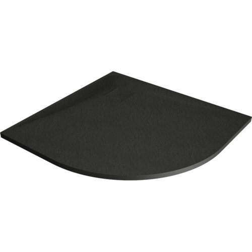 Mexen Bert brodzik półokrągły SMC 80 x 80 cm, czarny - 4KR708080