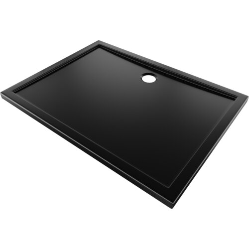 Mexen Flow brodzik prostokątny slim 110 x 80 cm, czarny mat - 46R708011