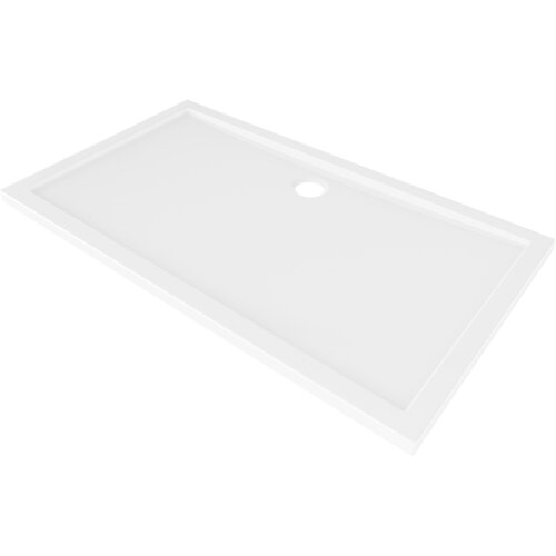 Mexen Flow brodzik prostokątny slim 160 x 95 cm, biały połysk - 46R109516