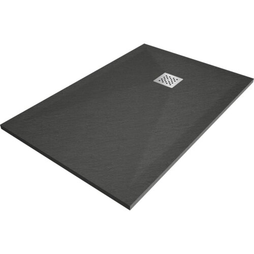 Mexen Stone+ brodzik kompozytowy prostokątny 100 x 90 cm, antracyt - 44719010