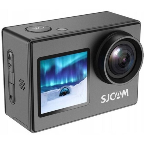 Kamera sportowa SJCAM SJ4000 Dual Screen Filmy 4K UHD 16MP, Obudowa wodoodporna IP68,wideorejstrator